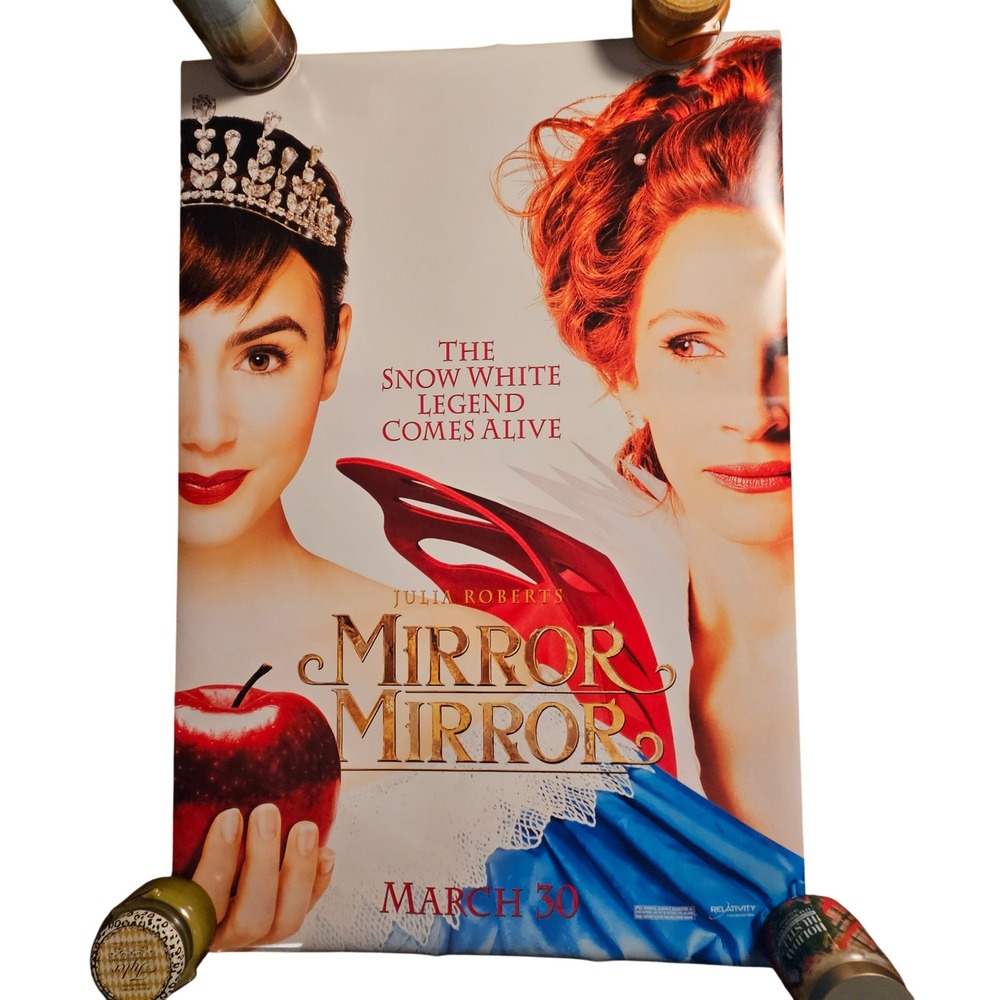 Mirror Mirror 2012 Promo Movie Poster 27x40 Lily Collins, Julia Roberts